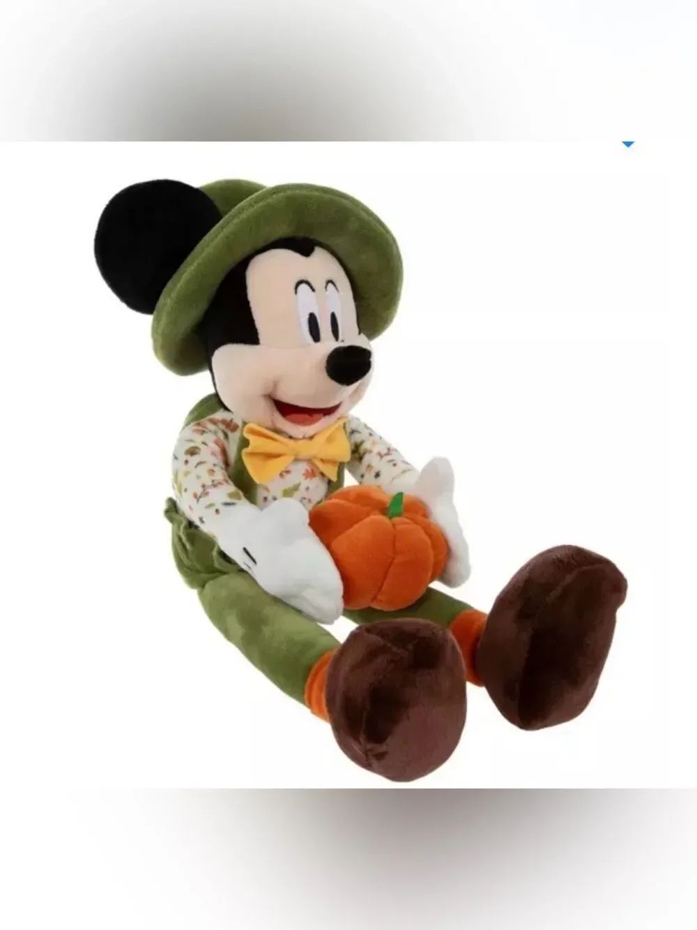 Fall Plush Mickey Mouse Shelf Sitter